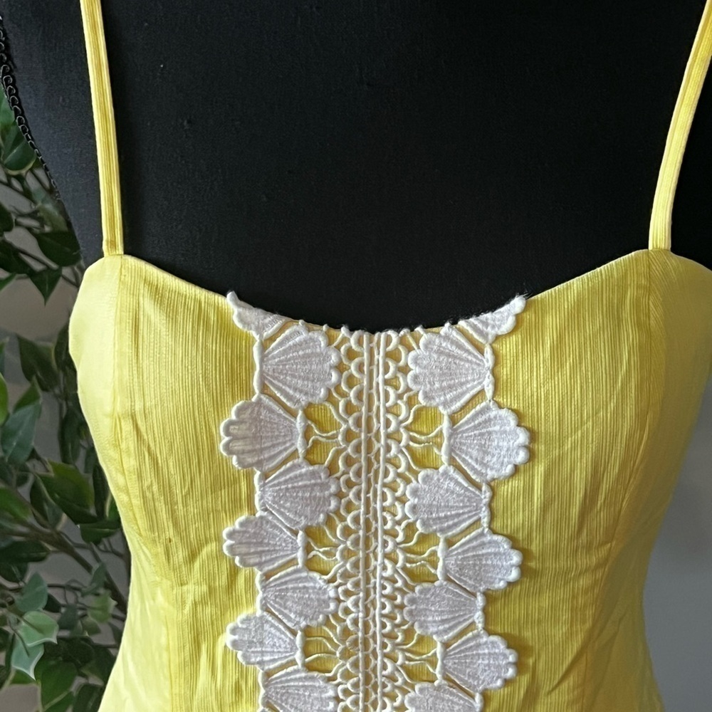 Lilly Pulitzer yellow shelli stretch dress - Picture 8 of 10